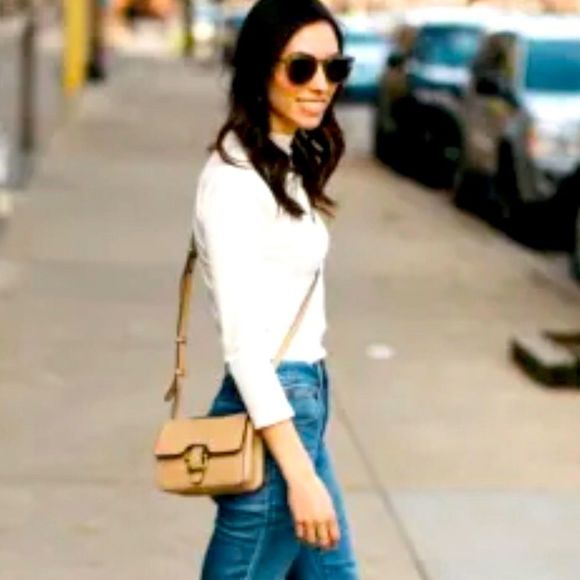 J. Crew Handbags - J crew crossbody edit bag Tan brown Crossbody Leather women’s